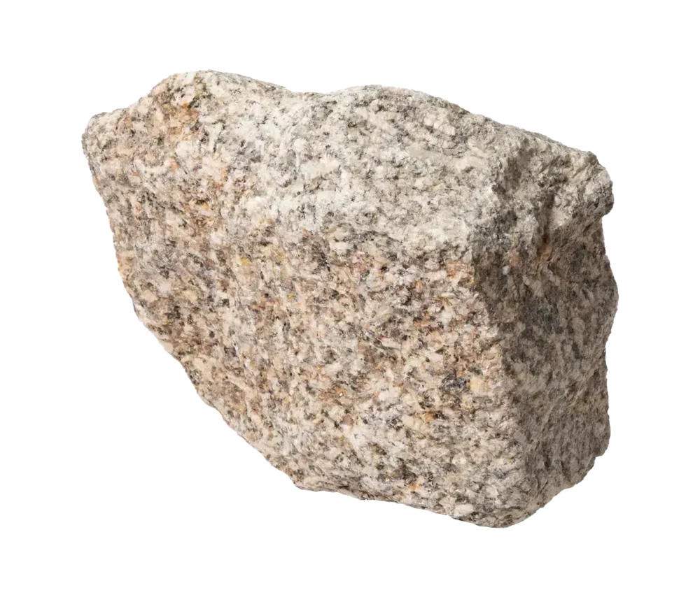 A detailed photo of Cornish granite walling stone