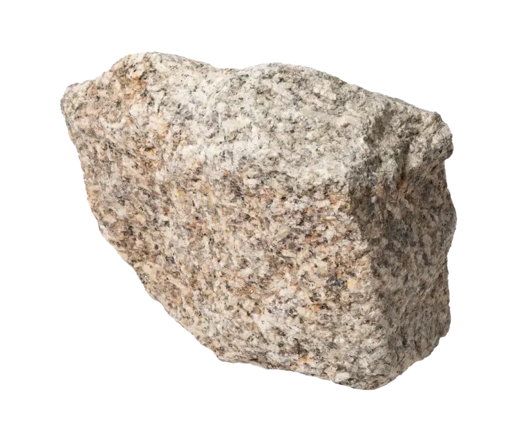 A detailed photo of Cornish granite walling stone