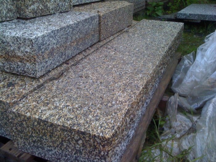 Cornish granite steps
