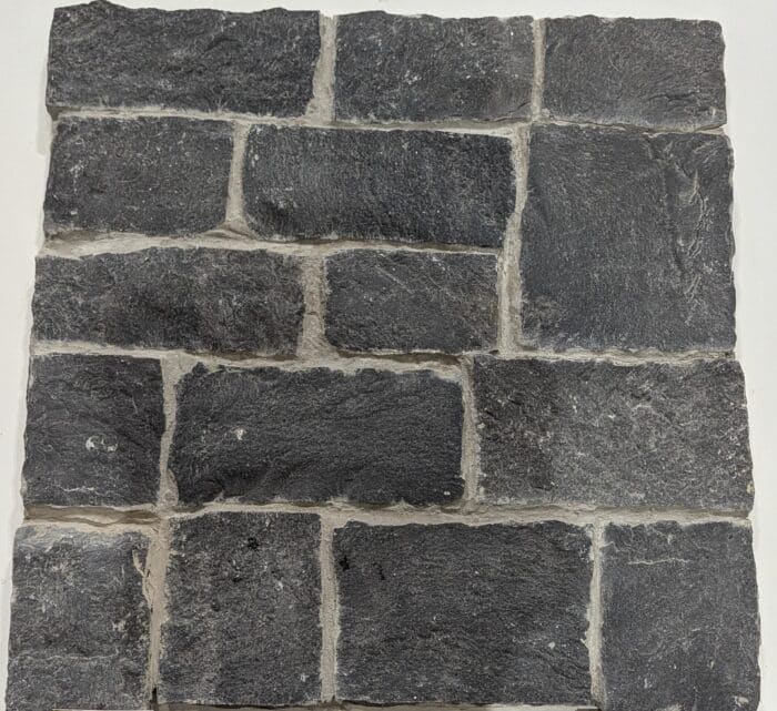 Blue limestone cladding